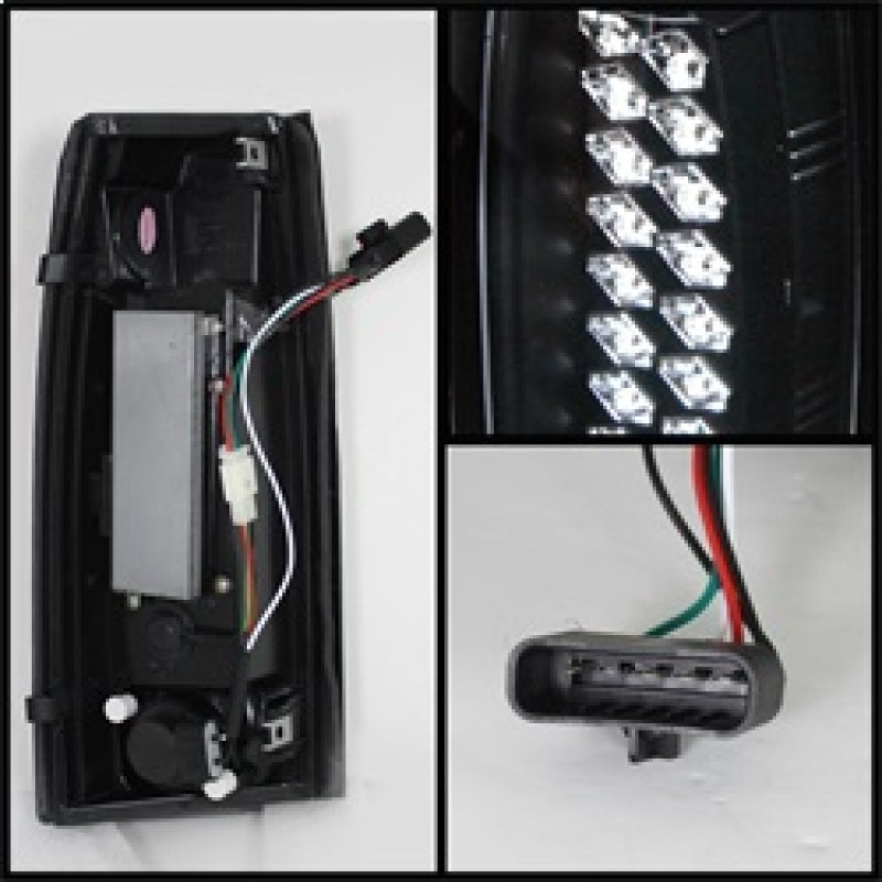 SPYDER 5001351 - SPY5001351 - Spyder Chevy C/K Series 1500 88-98/Blazer 92-94 LED Tail Lights Blk ALT-YD-CCK88-LED-BK - Shipped in Europe - Tuningsupply.com