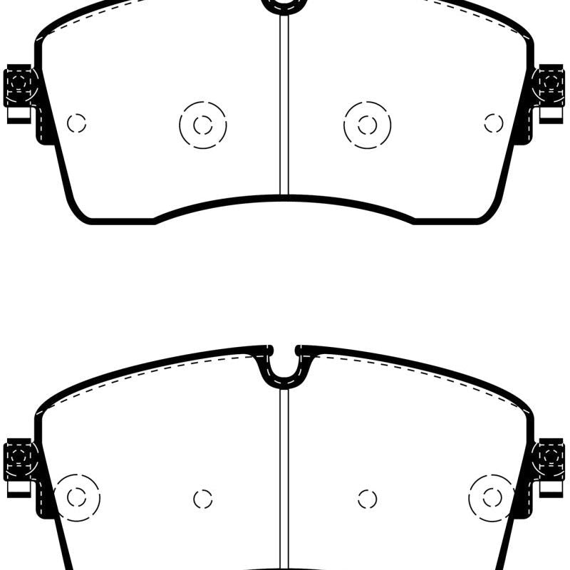 EBC DP42385R - EBCDP42385R - EBC 2018+ Jaguar E-Pace 2.0L Turbo (246) Yellowstuff Front Brake Pads - Shipped in Europe - Tuningsupply.com