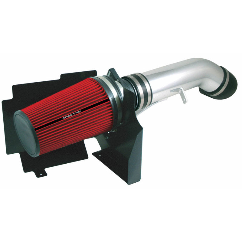 Spectre 9900 - SPE9900 - Spectre 99-07 GM Truck V8-4.8/5.3/6.0L F/I Air Intake Kit - Clear Anodized w/Red Filter - Shipped in Europe - Tuningsupply.com