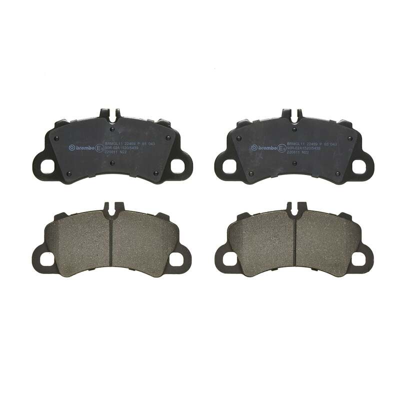 Brembo OE P65043 - BREP65043 - Brembo 2024 Porsche Macan Front Premium Low-Met OE Equivalent Pad - Shipped in Europe - Tuningsupply.com