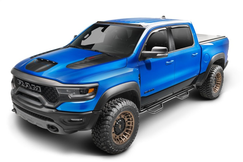 N-Fab D1980CC - NFBD1980CC - N-Fab Nerf Step 2019 Dodge Ram 1500 Crew Cab 5.7ft Bed - Gloss Black - Cab Length - 3in - Shipped in Europe - Tuningsupply.com