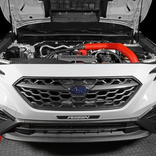 Perrin Performance PSP-ITR-441BK/RD - PERPSP-ITR-441BK/RD - PERRIN 22-25 Subaru WRX Front Mount Intercooler Kit (Red Tubes & Black Core) - Shipped in Europe - Tuningsupply.com