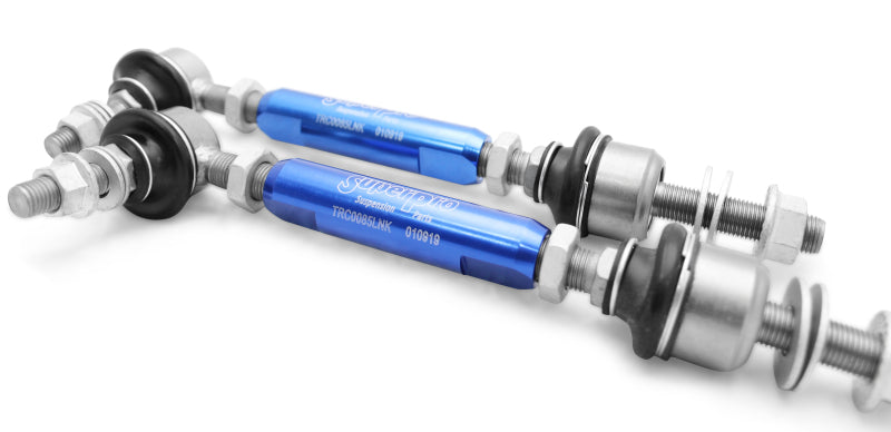 Superpro TRC4305 - SPRTRC4305 - SuperPro 2014 Chevrolet SS Base Rear HD Adjustable End Link Set - Shipped in Europe - Tuningsupply.com