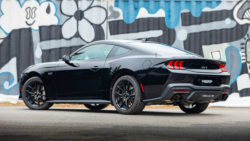 MBRP PT5198BLK - MBRPT5198BLK - MBRP 15-24 Ford Mustang T304 SS 4in OD / 6.5in Length Quad Tip Cover Kit - Black Tip - Shipped in Europe - Tuningsupply.com