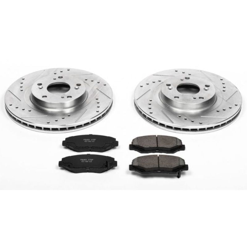 PowerStop K3055 - PSBK3055 - Power Stop 13-15 Acura ILX Front Z23 Evolution Sport Brake Kit - Shipped in Europe - Tuningsupply.com