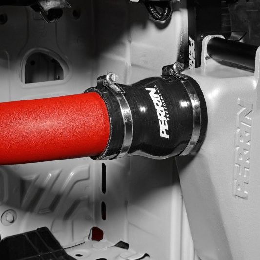 Perrin Performance PSP-ITR-441SL/RD - PERPSP-ITR-441SL/RD - PERRIN 22-25 Subaru WRX Front Mount Intercooler Kit (Red Tubes & Silver Core) - Shipped in Europe - Tuningsupply.com