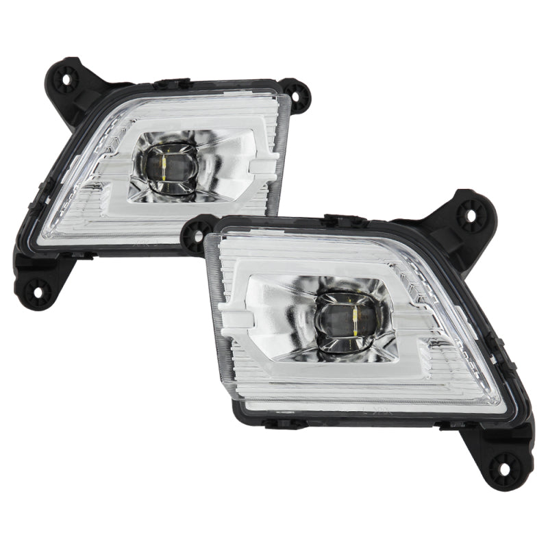 SPYDER 5086983 - SPY5086983 - Spyder 19-20 Chevy Silverado 1500 OEM Style Full LED Fog Light w/Switch - Clear (Wont Fit RPO U12) - Shipped in Europe - Tuningsupply.com