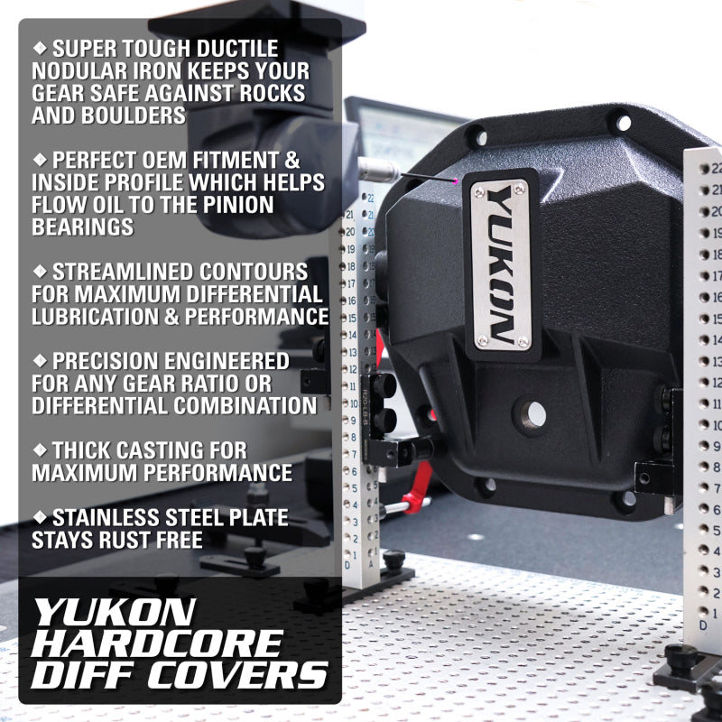 Yukon Gear & Axle YHCC-F9.75 - YUKYHCC-F9.75 - Yukon Gear 97-17 Ford E150 9.75in Rear Differentials Hardcore Cover - Shipped in Europe - Tuningsupply.com