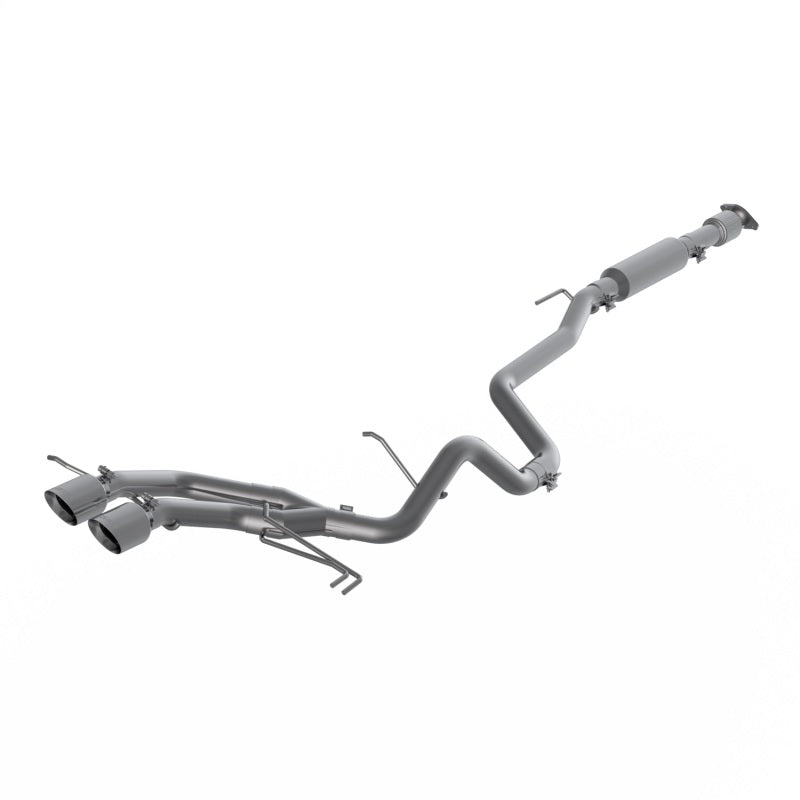 MBRP PS4703AL - MBRPS4703AL - MBRP 13-18 Hyundai Veloster Turbo 4.0in OD Tips Dual Outlet 2-1/2in AL Cat Back - Shipped in Europe - Tuningsupply.com