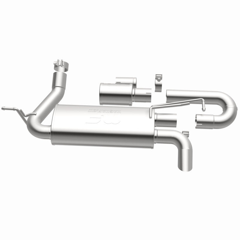 Magnaflow 19668 - MAG19668 - MagnaFlow 07-18 Jeep Wrangler JK Overland Series Axle-Back Exhaust System - Shipped in Europe - Tuningsupply.com