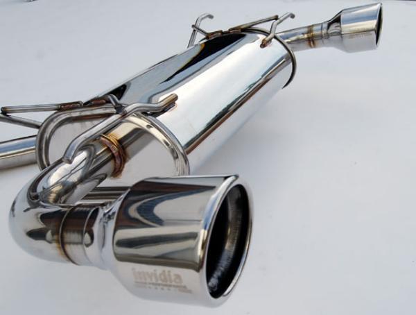 Invidia - INVHS12SSTG3S - Invidia Subaru BRZ / Scion FRS Q300 w/ Rolled SS Tips Cat- Back Exhaust - Shipped in Europe - Tuningsupply.com