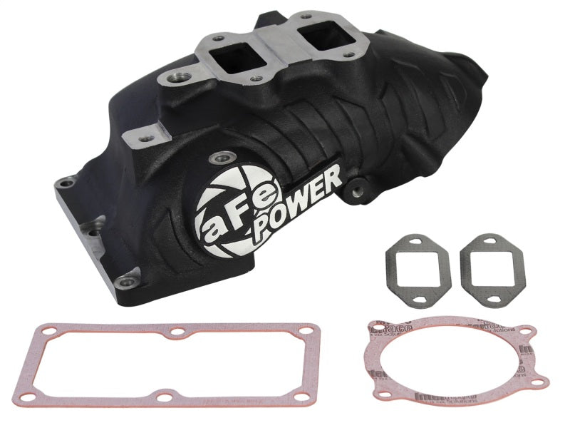 aFe 46-10073-1 - AFE46-10073-1 - aFe Bladerunner Manifolds Intake Dodge Diesel Trucks 10-13 L6-6.7L (td) with Gaskets - Shipped in Europe - Tuningsupply.com