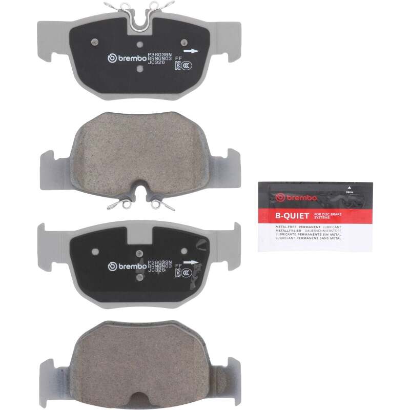 Brembo OE P36039N - BREP36039N - Brembo OE 19-24 Jaguar F-Pace PRIME Ceramic Brake Pad - Rear - Shipped in Europe - Tuningsupply.com