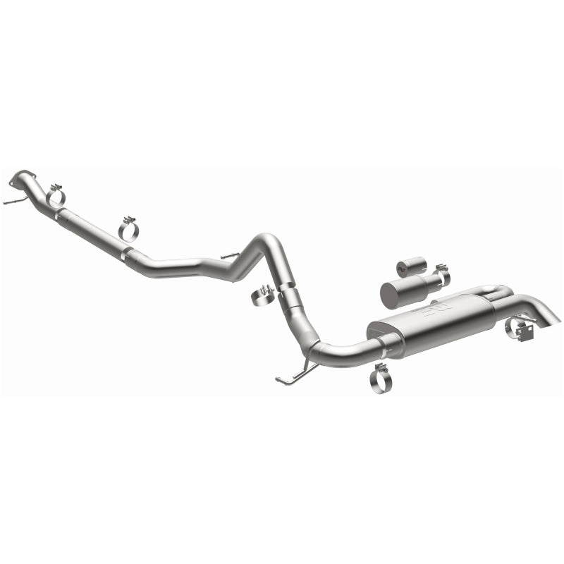 Magnaflow 19559 - MAG19559 - MagnaFlow 2021 Ford Bronco Overland Series Cat-Back Exhaust w/ Single Straight Driver Exit- No Tip - Shipped in Europe - Tuningsupply.com