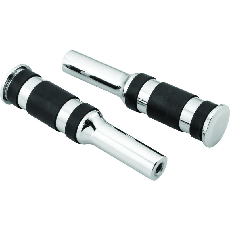 Bikers Choice 482790 - BKC482790 - Bikers Choice Chrome Billet Three Band Replacement Pegs For Forward Controls - Shipped in Europe - Tuningsupply.com