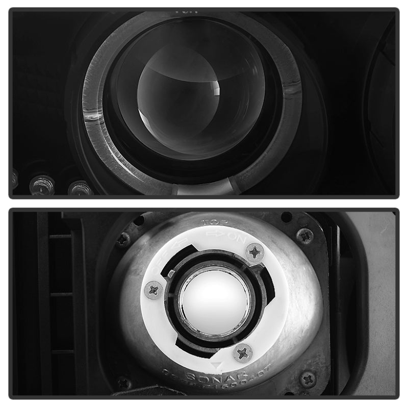 SPYDER 5078292 - SPY5078292 - Spyder GMC Sierra 1500/2500 99-06 Projector Headlights LED Halo LED Blk Smke PRO-YD-CDE00-HL-BSM - Shipped in Europe - Tuningsupply.com