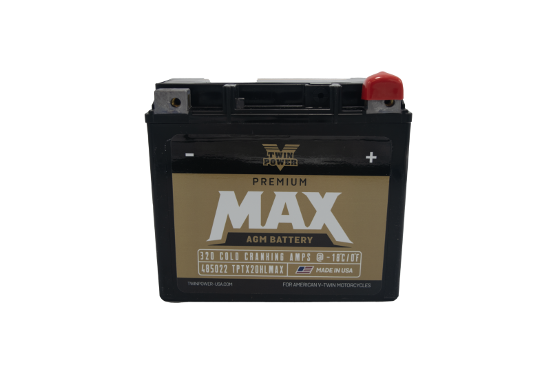 TwinPower 485022 - TWP485022 - Twin Power GYZ-20HL Premium MAX Battery Replaces H-D 65989-97A Made in USA 320 CCA - Shipped in Europe - Tuningsupply.com