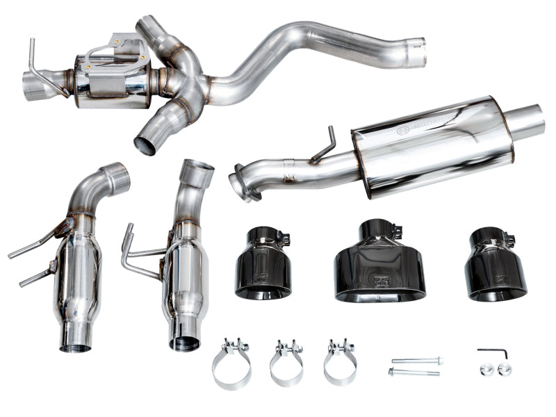 AWE Tuning 3015-53472 - AWE3015-53472 - AWE Tuning 2023+ Toyota GR Corolla Touring Edition Exhaust - Diamond Black Tips - Shipped in Europe - Tuningsupply.com