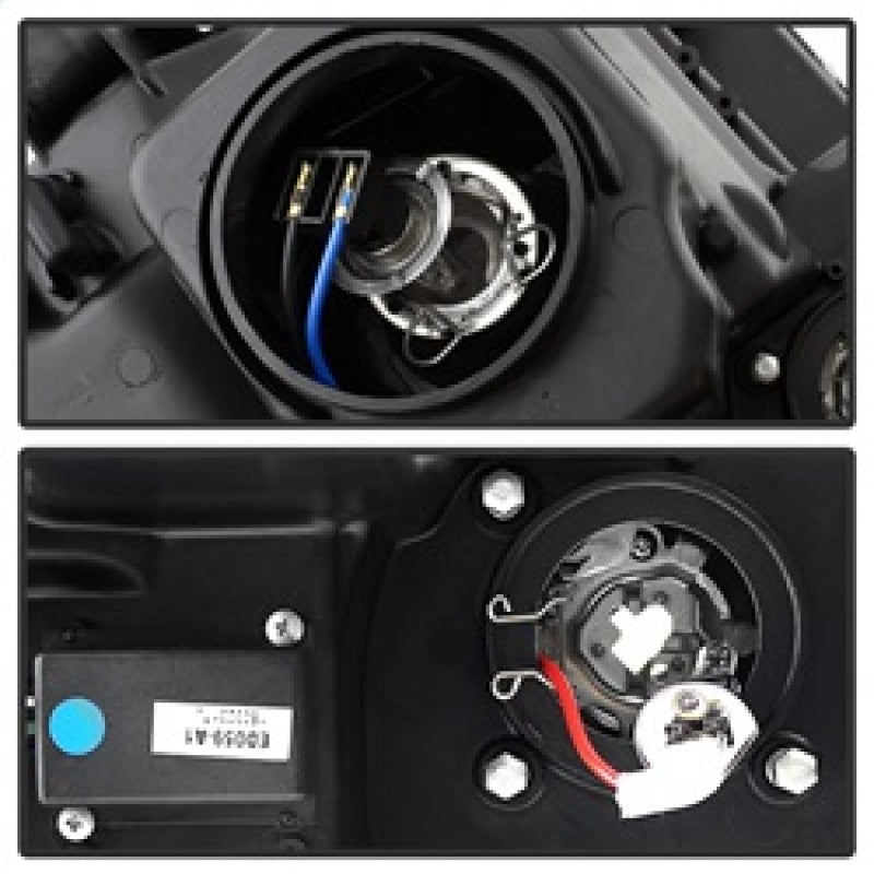 SPYDER 5080523 - SPY5080523 - Spyder GMC Sierra 14-16 Projector Headlights Light Bar DRL Black PRO-YD-GS14-LBDRL-BK - Shipped in Europe - Tuningsupply.com