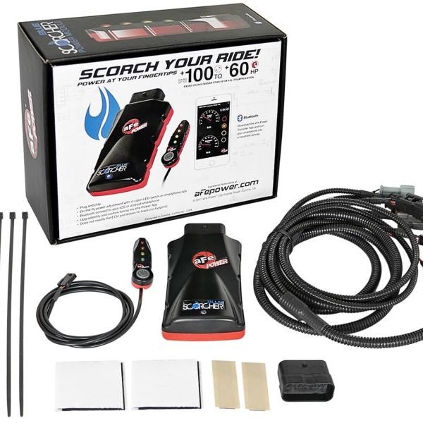 aFe 77-86101 - AFE77-86101 - aFe Scorcher Blue Bluetooth Power Module 16-18 Nissan Titan XD V8-5.0L (td) - Shipped in Europe - Tuningsupply.com