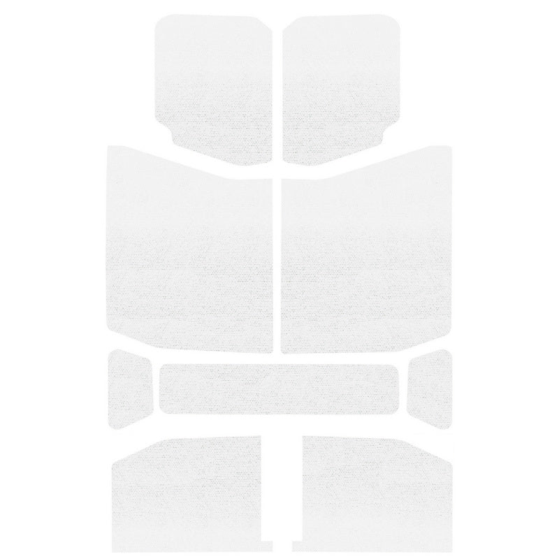 DEI 50170 - DEI50170 - DEI 18-23 Jeep Wrangler JL 4-Door Boom Mat Headliner - 9 Piece - White - Shipped in Europe - Tuningsupply.com