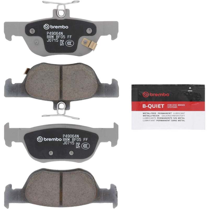 Brembo OE P49064N - BREP49064N - Brembo OE 19-23 Mazda 3/20-23 CX-30 PRIME Ceramic Brake Pad - Rear - Shipped in Europe - Tuningsupply.com