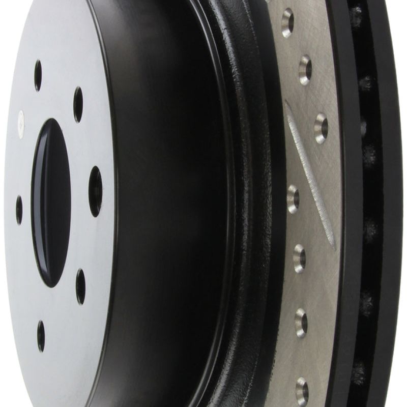 Stoptech 127.42101R - STO127.42101R - StopTech Infiniti G37 / Nissan 370Z SportStop Slotted & Drilled Rear Right Rotor - Shipped in Europe - Tuningsupply.com