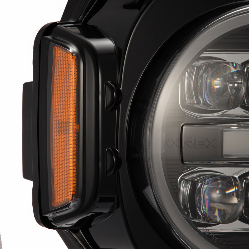 AlphaRex - ARX880260 - AlphaRex 21-23 Ford Bronco NOVA LED Projector Headlights Black - Shipped in Europe - Tuningsupply.com