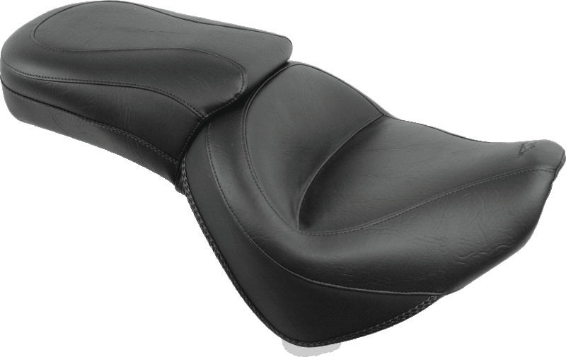 Mustang Motorcycle 76641 - MMP76641 - Mustang 10-13 Honda VT1300C Sabre,10-16 Stateline, 10-15 Interstate 1PC Seat - Black - Shipped in Europe - Tuningsupply.com