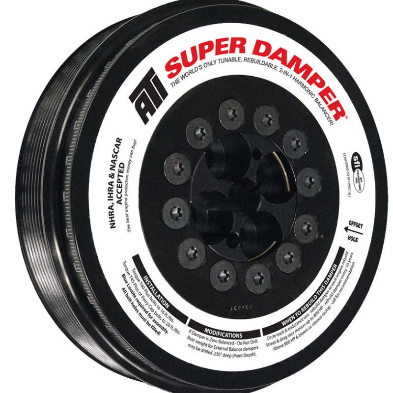 ATI ATI917374 - APPATI917374 - ATI Damper - 7.98in - Steel - 8 Grv - Cummins - 2003-07.5 - 5.9L - 3 Ring Hvy - Diesel - Shipped in Europe - Tuningsupply.com