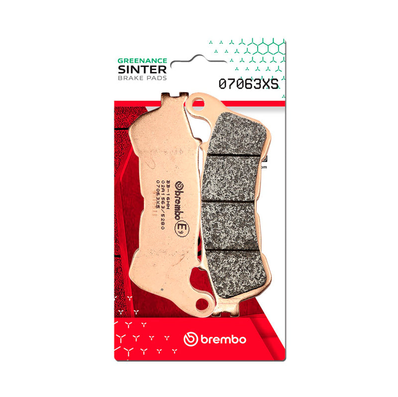 Brembo OE 07063XS - BRE07063XS - Brembo OE 05-13 Honda NSS 250cc/09-14 Honda SW-T ABS 400cc Sinter Brake Pad - Front - Shipped in Europe - Tuningsupply.com