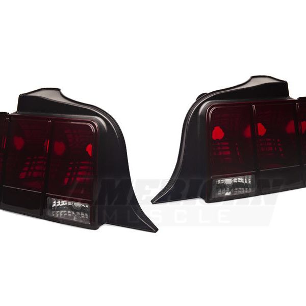 Raxiom 49066 - RAX49066 - Raxiom 05-09 Ford Mustang Tail Lights- Black Housing (Smoked Lens) - Shipped in Europe - Tuningsupply.com