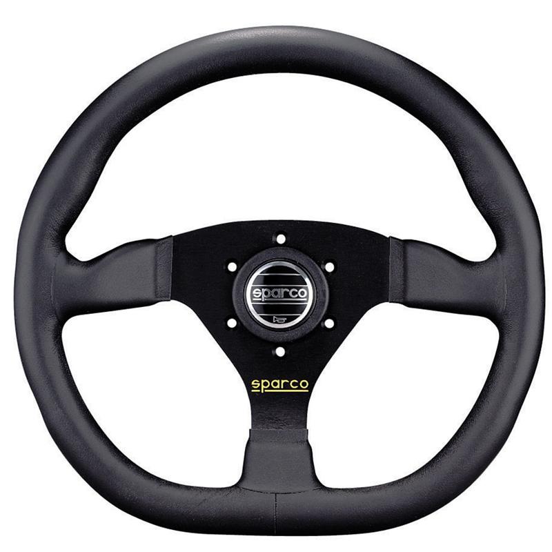 SPARCO 015TRGL1TUV - SPA015TRGL1TUV - Sparco Steering Wheel Ring L360 Leather Black - Shipped in Europe - Tuningsupply.com