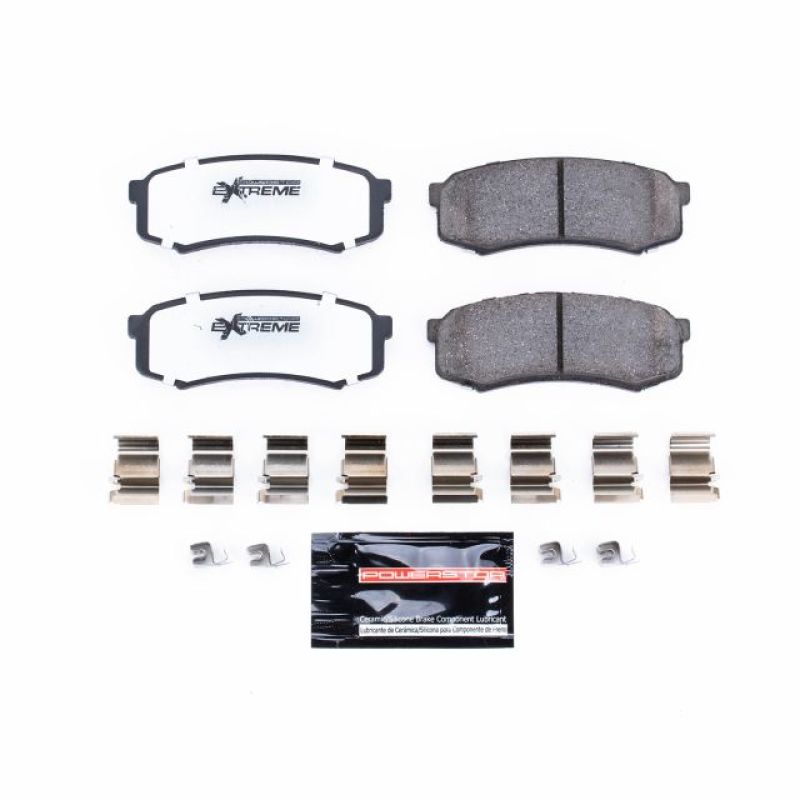 PowerStop Z36-606 - PSBZ36-606 - Power Stop 03-22 Toyota 4Runner Rear Z36 Truck & Tow Brake Pads w/Hardware - Shipped in Europe - Tuningsupply.com