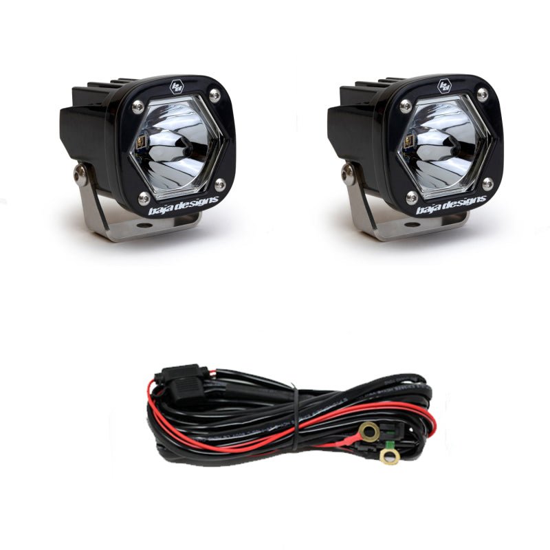 Baja Designs 387807 - BAJ387807 - Baja Designs S1 Spot Laser LED Light w/ Mounting Bracket Pair - Shipped in Europe - Tuningsupply.com