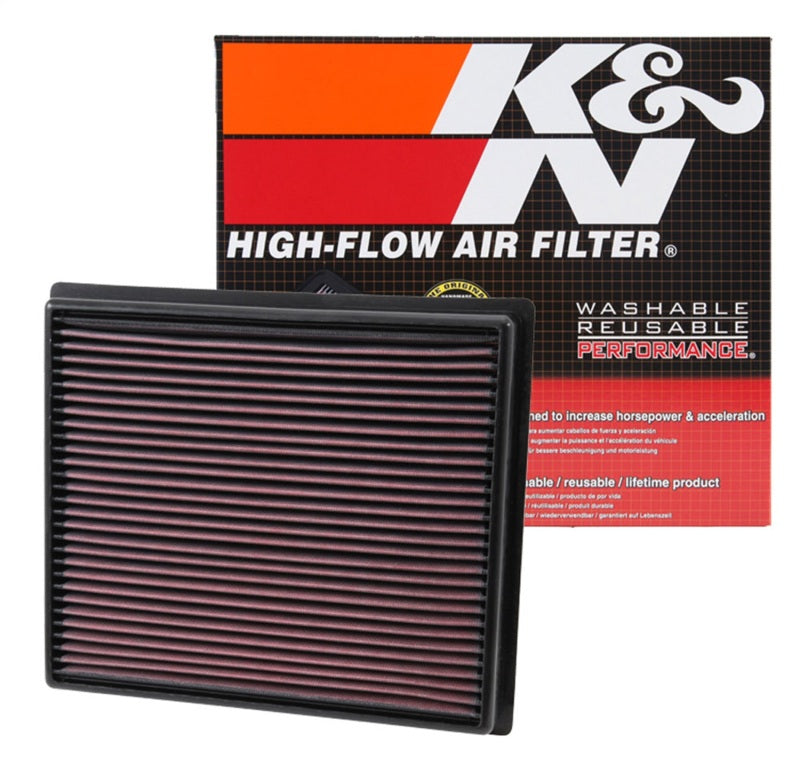 K&N Engineering 33-5017 - KNN33-5017 - K&N Replacement Panel Air Filter for Toyota 2014 Tundra 4.6L/5.7L/ 2014 Sequoia 5.7L V8 - Shipped in Europe - Tuningsupply.com
