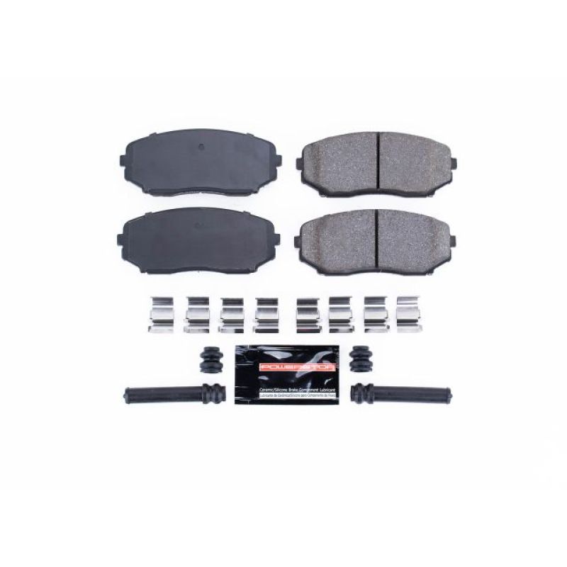 PowerStop Z23-1258 - PSBZ23-1258 - Power Stop 07-15 Ford Edge Front Z23 Evolution Sport Brake Pads w/Hardware - Shipped in Europe - Tuningsupply.com