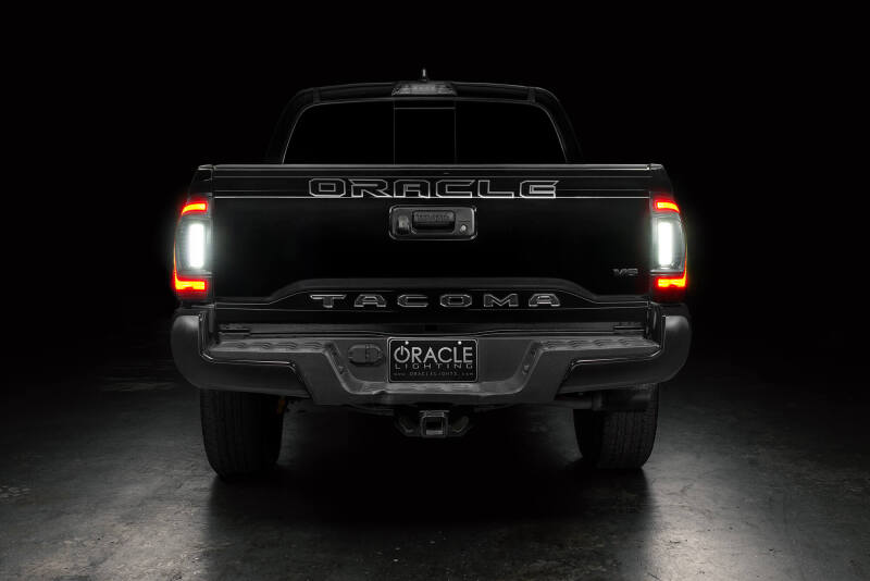ORACLE Lighting 5911-504-T - ORL5911-504-T - Oracle Lighting 16-23 Gen 3 Toyota Tacoma Black Series Flush Style LED Tail Lights - Shipped in Europe - Tuningsupply.com