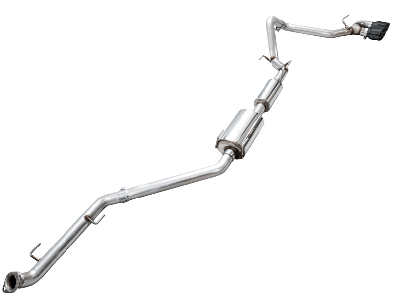 AWE Tuning 3015-33254 - AWE3015-33254 - AWE Exhaust for 4th Gen Toyota Tacoma Dual Diamond Black Tips - Shipped in Europe - Tuningsupply.com