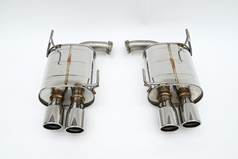 Invidia HS22SW4AQ4RSL - INVHS22SW4AQ4RSL - Invidia 22+ Subaru WRX Q300 3.5in. Rolled Dual Wall S.S Tip Axle-back Exhaust - Shipped in Europe - Tuningsupply.com