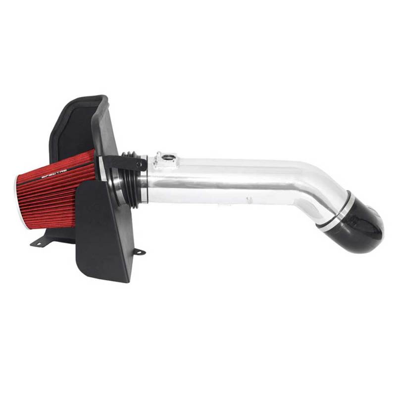 Spectre 9918 - SPE9918 - Spectre 09-12 GM Truck V8-4.8/5.3/6.0L F/I Air Intake Kit - Polished w/Red Filter - Shipped in Europe - Tuningsupply.com