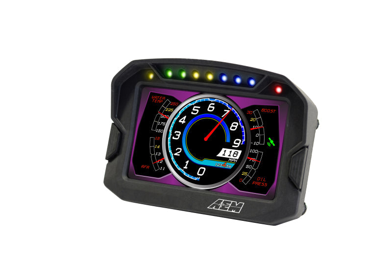 AEM 30-5603 - AEM30-5603 - AEM CD-5LG Carbon Logging Digital Dash Display w/ Internal 10Hz GPS & Antenna - Shipped in Europe - Tuningsupply.com