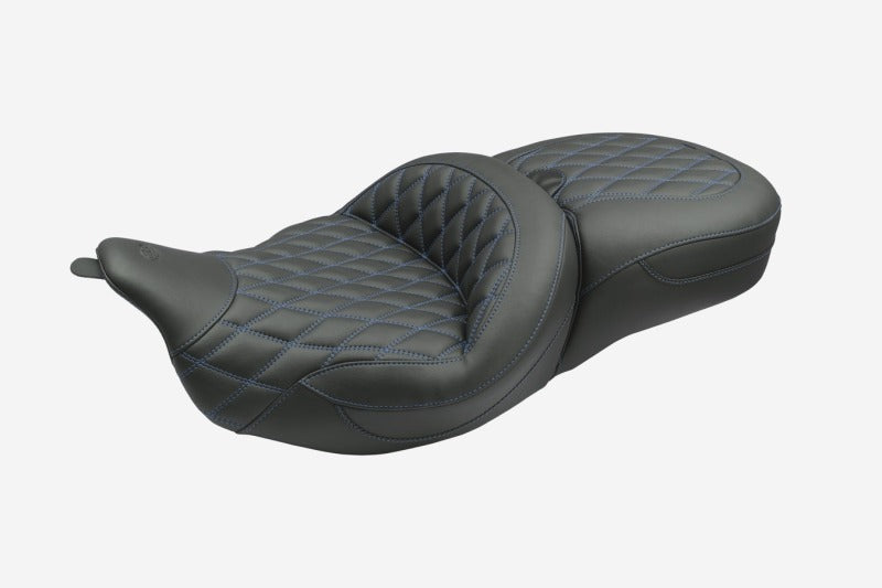 Mustang Motorcycle 89538SB - MMP89538SB - Mustang 08-25 Harley FL Touring Rd King Sp, Rd Glide Ltd, Dble Diamond Super Touring - Black/SB - Shipped in Europe - Tuningsupply.com