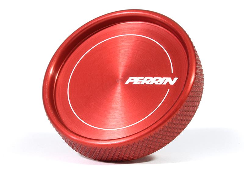 Perrin Performance PSP-ENG-711RD - PERPSP-ENG-711RD - PERRIN 02-25 Subaru Impreza/WRX/STI & 13-25 Crosstrek/BRZ/FR-S/GR86/GR86 Oil Fill Cap - Red - Shipped in Europe - Tuningsupply.com