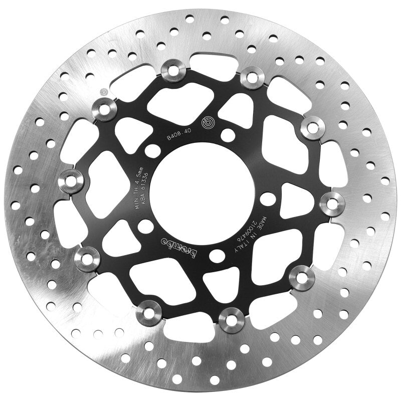 Brembo OE Powersports 78B40840 - BRE78B40840 - Brembo Kawasaki EN650/ER-6N/EX650/KL650/Z750(R)/ZX1000/ZX600/ZX636 Brake Disc - Front Floating - Shipped in Europe - Tuningsupply.com