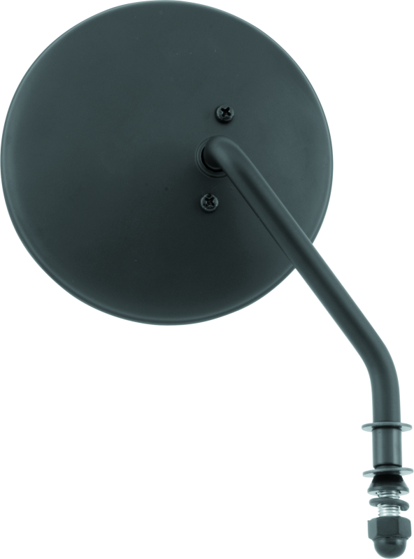 Bikers Choice 482776 - BKC482776 - Bikers Choice Black 4 Inch Round Mirror Short Right Universal - Shipped in Europe - Tuningsupply.com