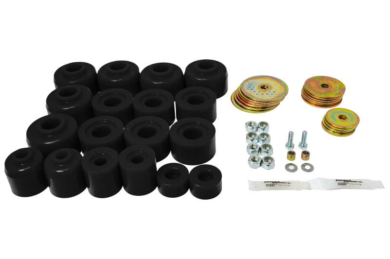 Energy Suspension 8.4120G - ENG8.4120G - Energy Suspension 10-24 Toyota 4Runner Body Mount Set - Black - Shipped in Europe - Tuningsupply.com