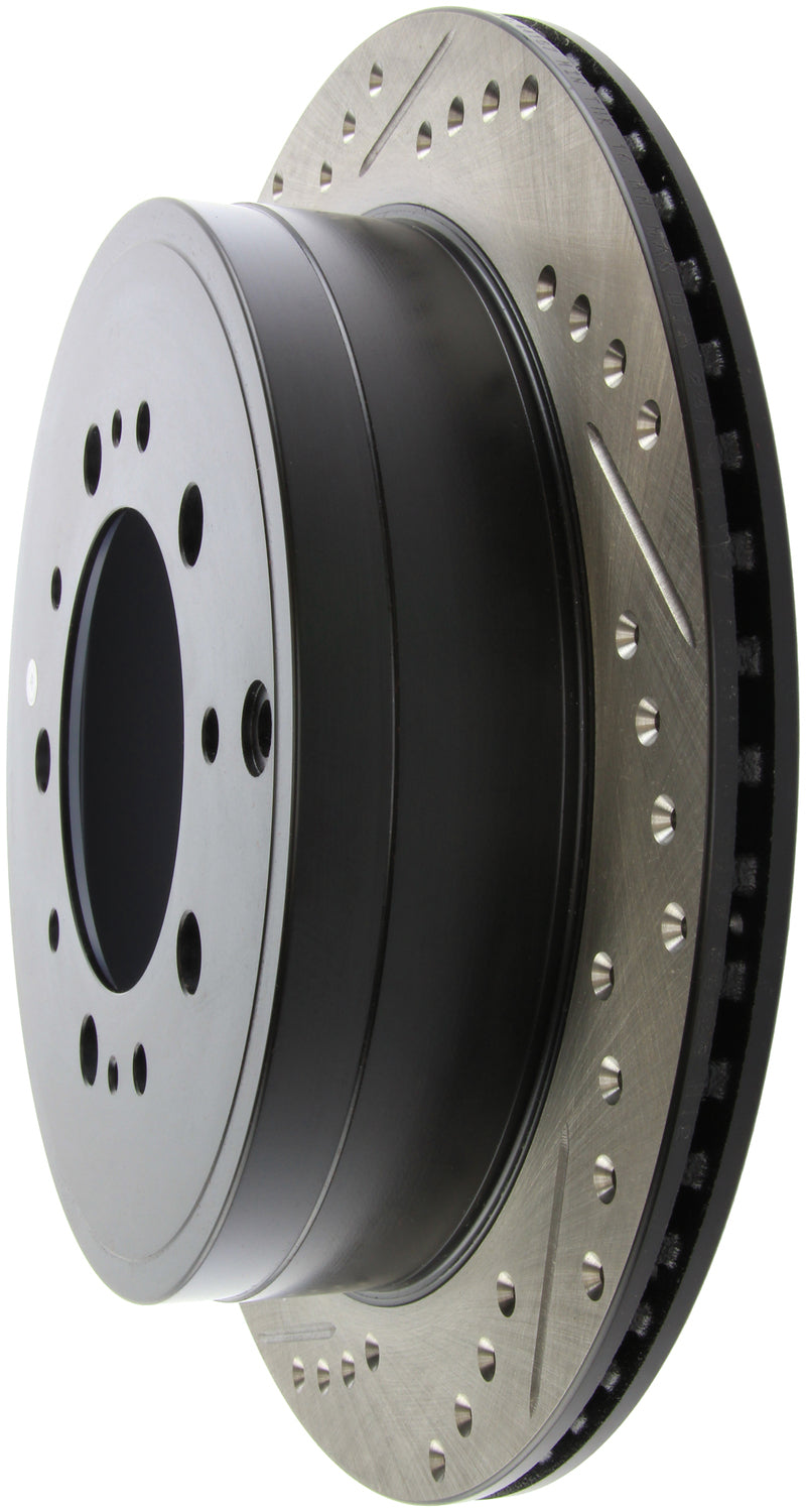 Stoptech 127.44157R - STO127.44157R - StopTech Slotted & Drilled Sport Brake Rotor - Shipped in Europe - Tuningsupply.com