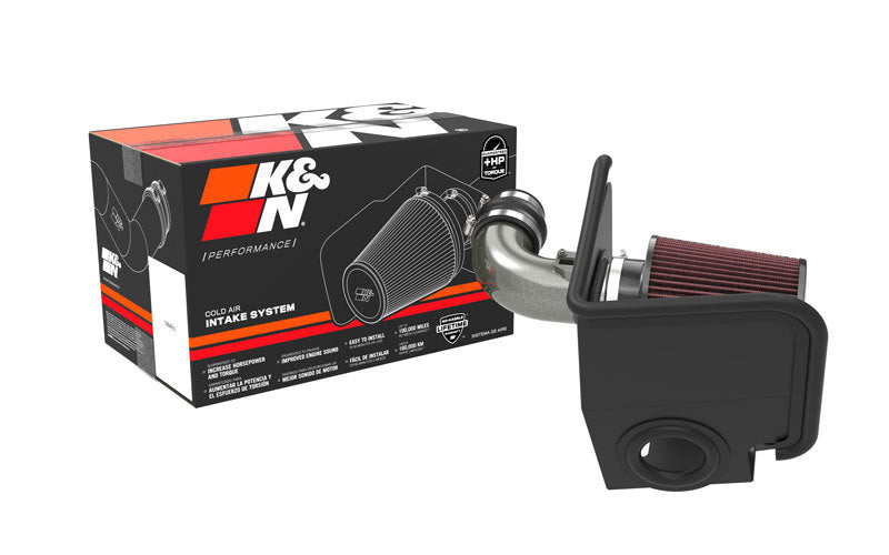 K&N Engineering 69-6036TC - KNN69-6036TC - K&N 2021 Mazda 3 2.5L Turbo L4 Silver Typhoon Intake - Shipped in Europe - Tuningsupply.com