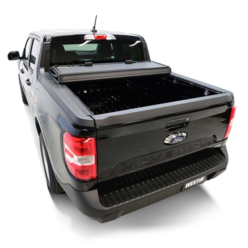 Westin 19-44795 - WES19-44795 - Westin 22-26 Ford Maverick 4WD 4ft. 6in. Bed Hard Tri-Fold Tonneau Cover - Black - Shipped in Europe - Tuningsupply.com